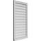 Ekena Millwork Vertical Surface Mount PVC Gable Vent w/ 2"W x 2"H , Brickmould Sill Frame, 22"W x 40"H GVPVE22X4003SN - alternate 5